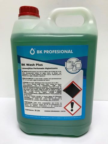 LAVAVAJILLAS HIGIENIZANTE BK WASH PLUS 5L. C/4X5L.