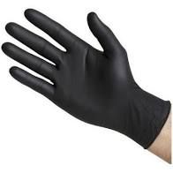 GUANTES DE NITRILO NEGRO T/L 100 UNI.